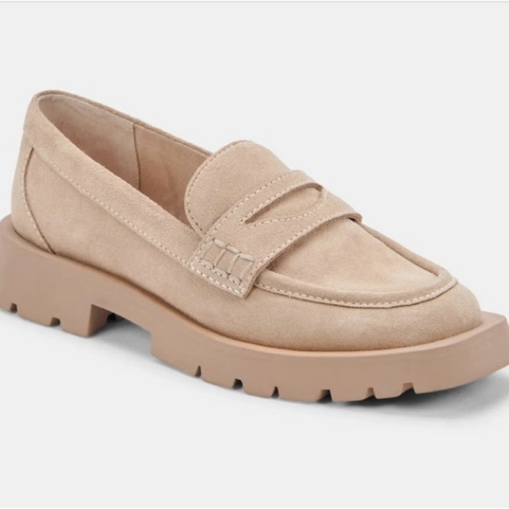Dolce Vita Tan Suede Lug Sole Loafer